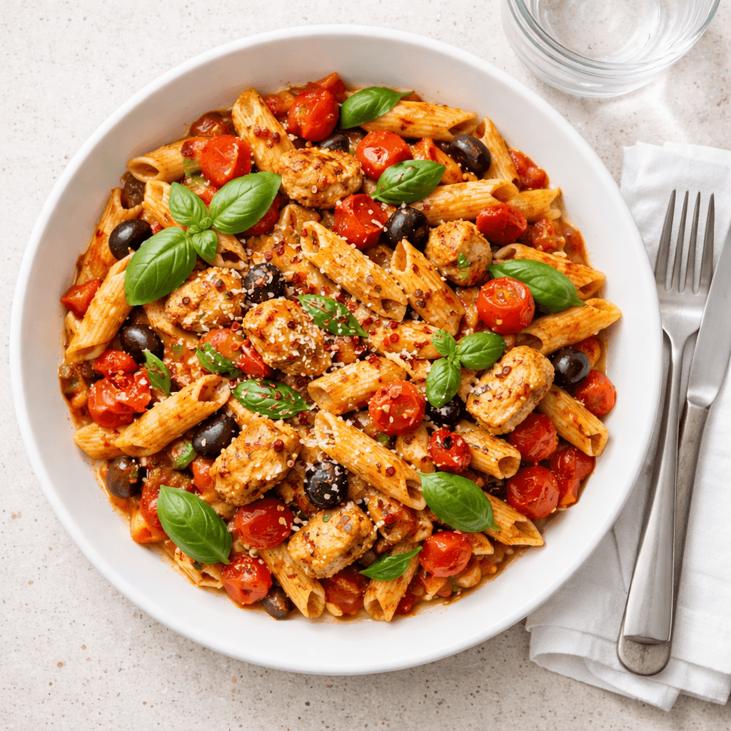 Italiensk kyllingpasta