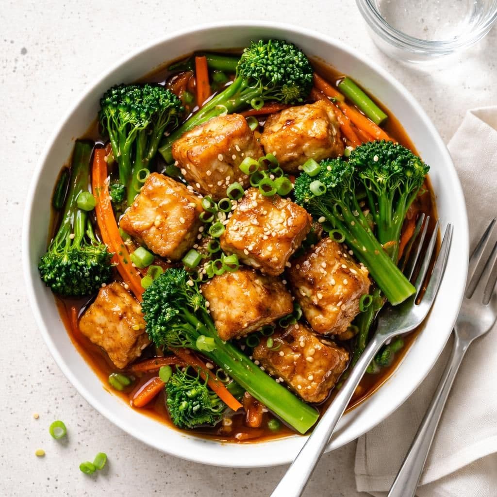 Sei wok med brokkolini og soyasaus