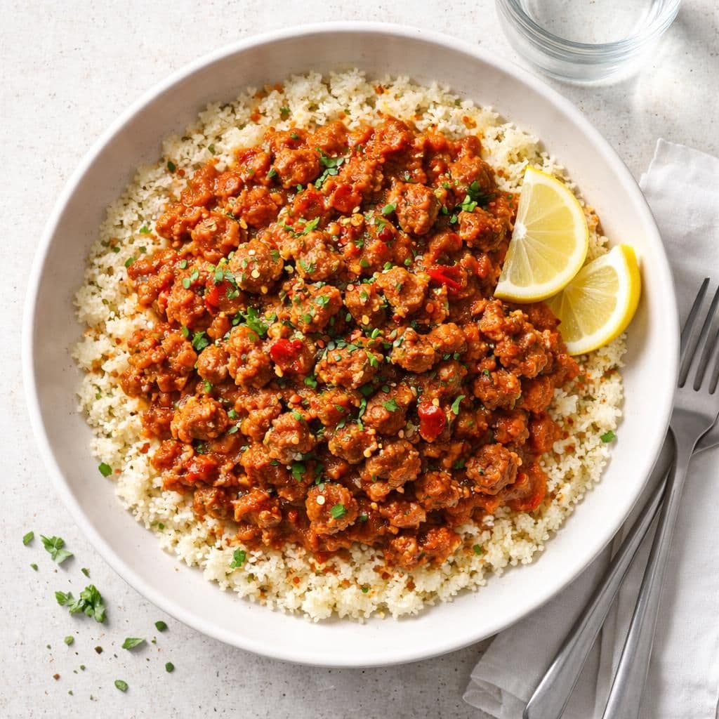 Svinekjøttdeig og tomatsaus med couscous – middag fra Rema 1000 uke 22